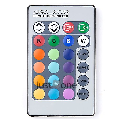 Universal 24 Keys Remote Control for E27 E14 MR16 GU10 RGB LED