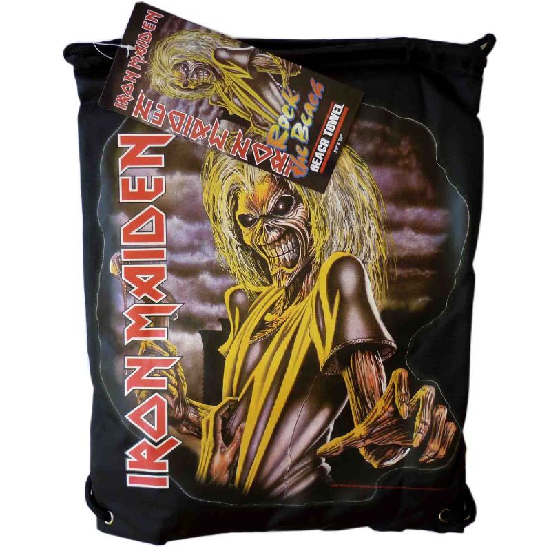 Iron Maiden CD cvr Killers Offcl Beach Towel Bag New