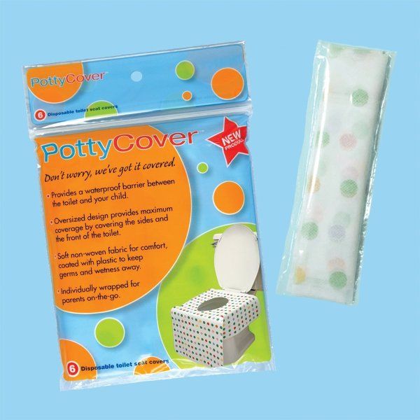 Pottycover 6 Disposable Toilet Seat Potty Covers New