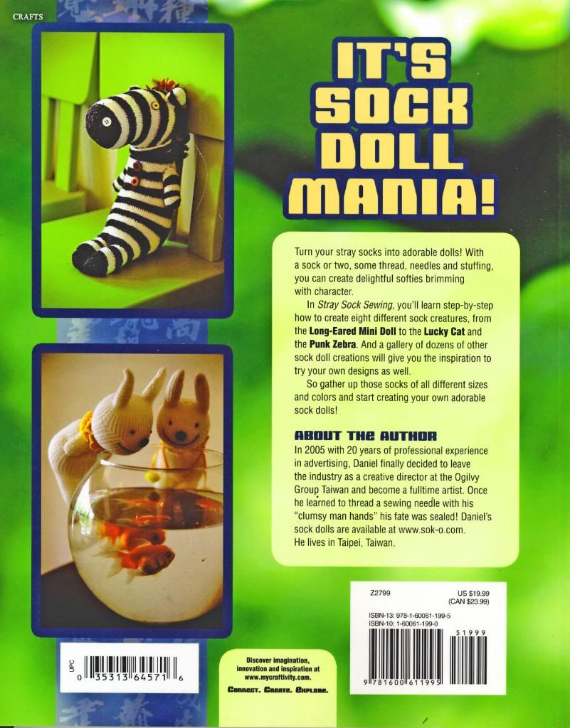 stray sock sewing project book by krause publishing beautiful full