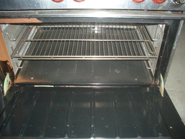 Wolfe Commercial Stove Oven 4 Burner 2 Oven Doors Stainless Steel