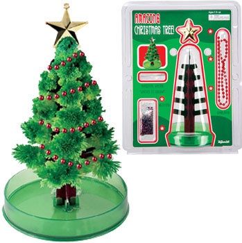 Crystal Growing Christmas Tree Science Project Stocking Stuffer