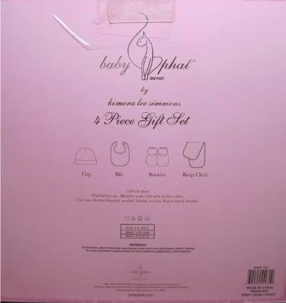 Baby Phat Gift Set Infant Pink Layette Clothing 4 PC