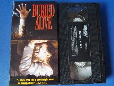 Buried Alive Tim Matheson Jennifer Jason Leigh VHS