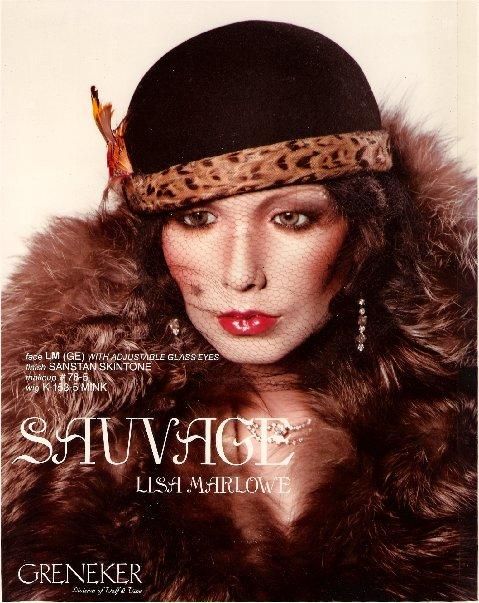 Vintage 70s Wolf Vine Greneker RARE Lisa Marlowe Full Female
