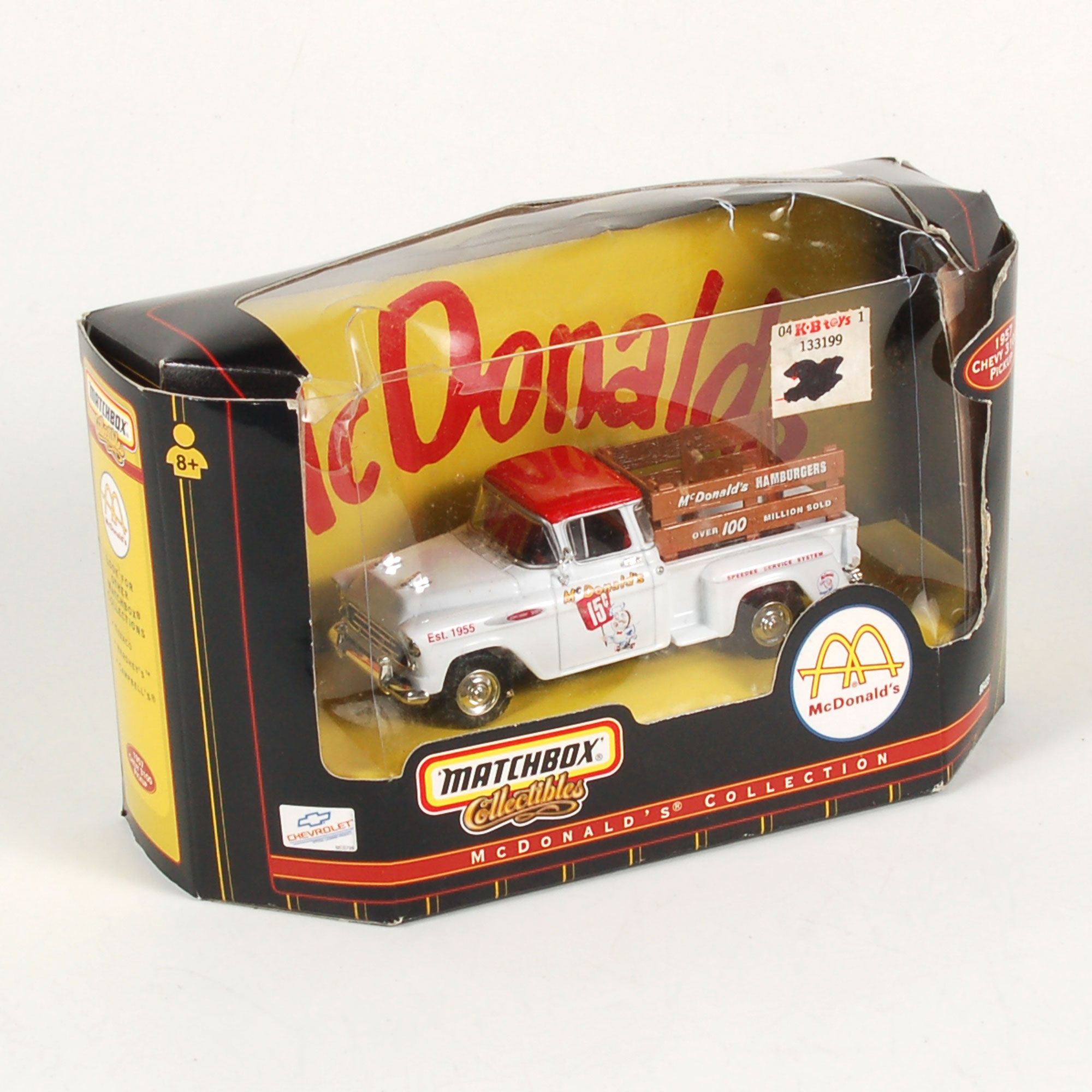 Matchbox Collectibles 1957 Chevy 3100 McDonalds Pickup Truck 1 43