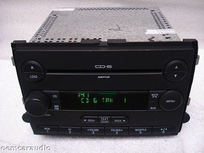 Ford Fusion Mercury Milan Radio  Aux 6 Disc CD Changer 6E5T 18C815