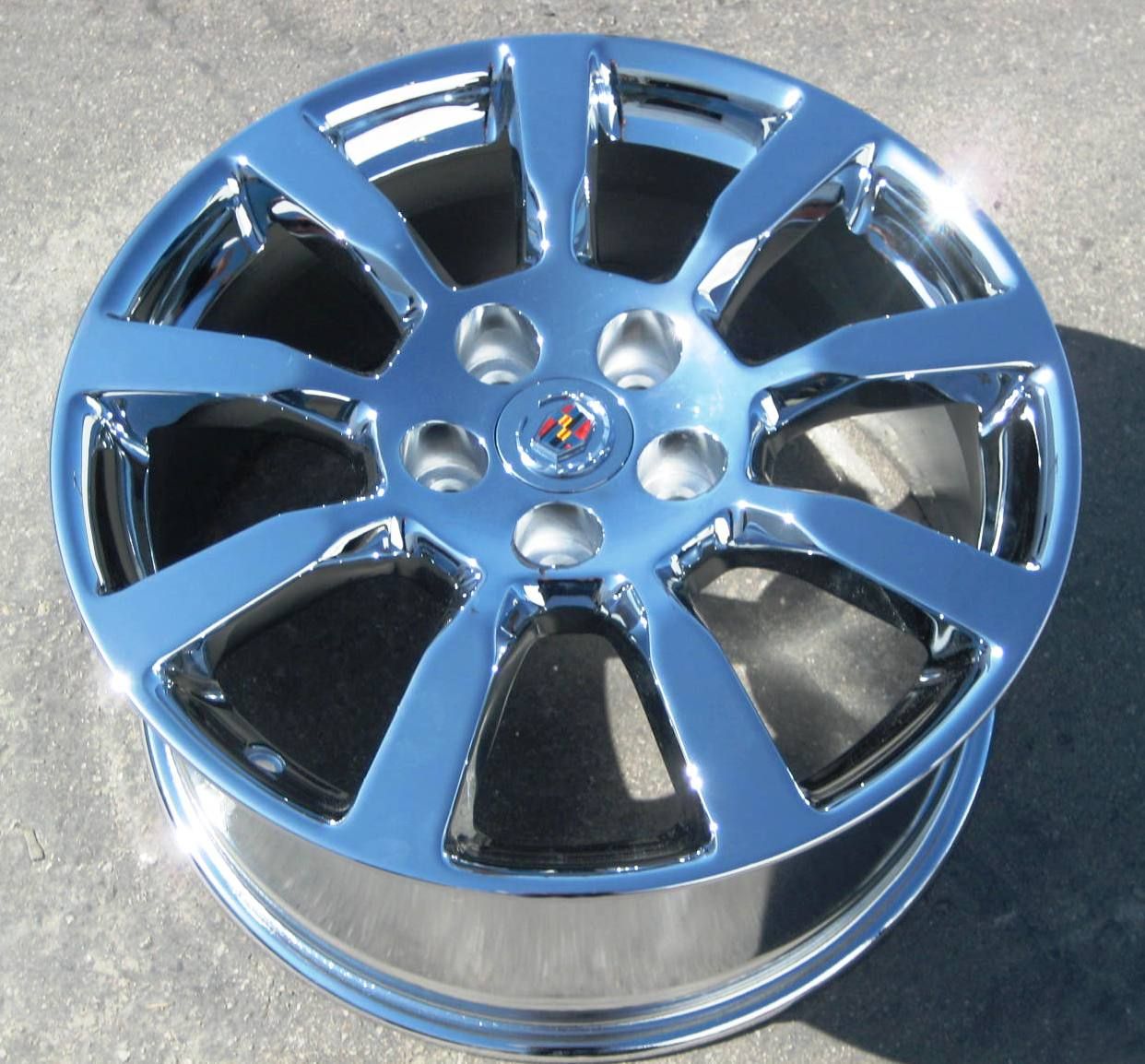 YOUR STOCK 4 NEW 18 FACTORY CADILLAC CTS CHROME WHEELS RIMS 2008 2013