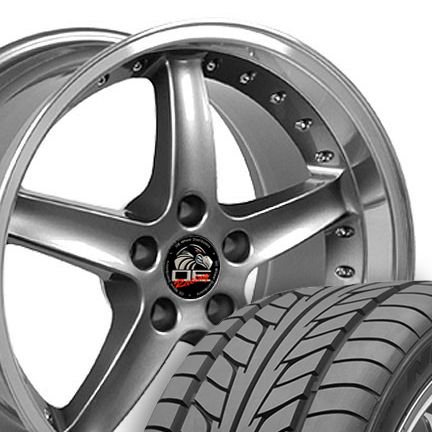 18 9 10 Gunmetal Cobra Wheels with Nitto Tires Rims Fit Mustang® GT