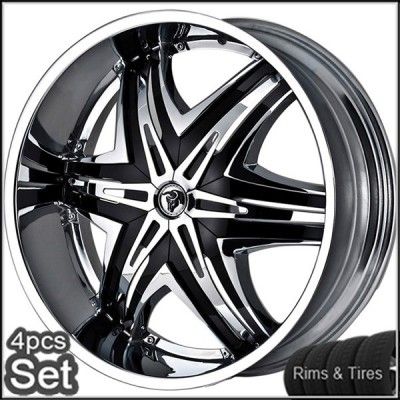 28 Diablo Wheels and Tires Pkg Forfor Chevy Ford Dodge RAM Rim Tahoe