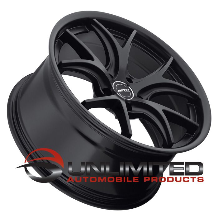 19 MRR GT8 Matte Black Wheels Rims Fit Nissan 350Z 370Z Altima Maxima