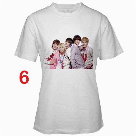 Shinee K Pop Fans T Shirt S 2XL   Assorted Style