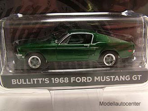 Ford Mustang 1968 grün met. Bullitt Steve McQueen, Modellauto 164