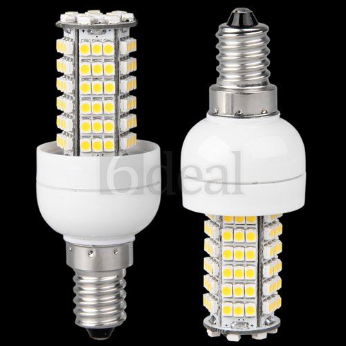 High Power E14 230V 102 LED 3528SMD Strahler Lampe Licht Birne