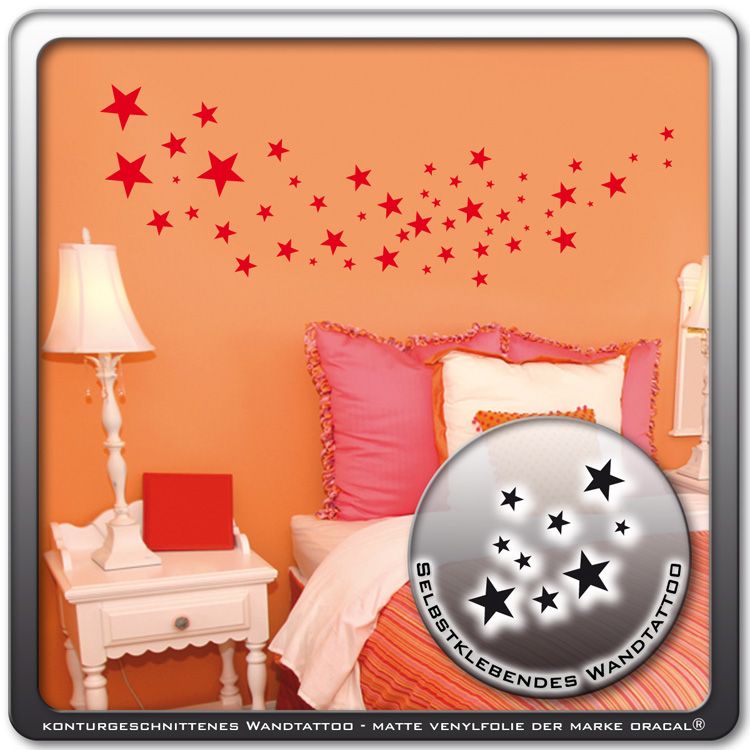 Wandtattoo  Sternenhimmel Stars  Kinderzimmer l WT191