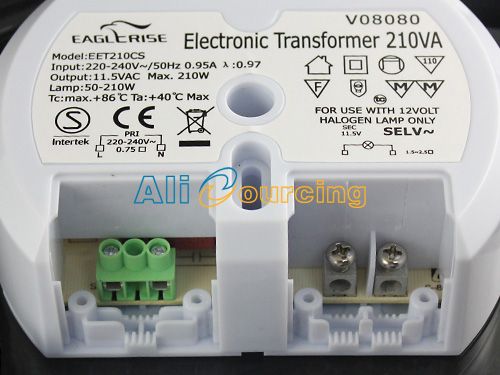 Electric transformer eaglerise SET210LS transfo 210 watt dimmable halogen 210W 