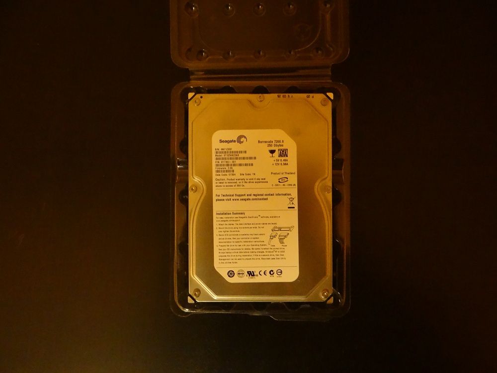 Seagate Barracuda 7200.8 mit 250 GB (interne 3,5 Zoll Festplatte