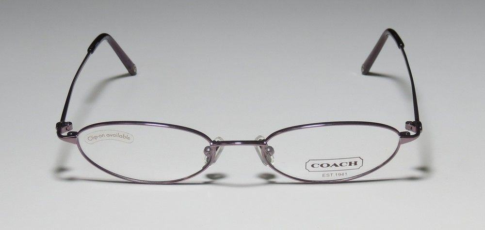 NEW COACH CASSIDY 301 50 17 135 LILAC/ORCHID METAL THIN EYEGLASS