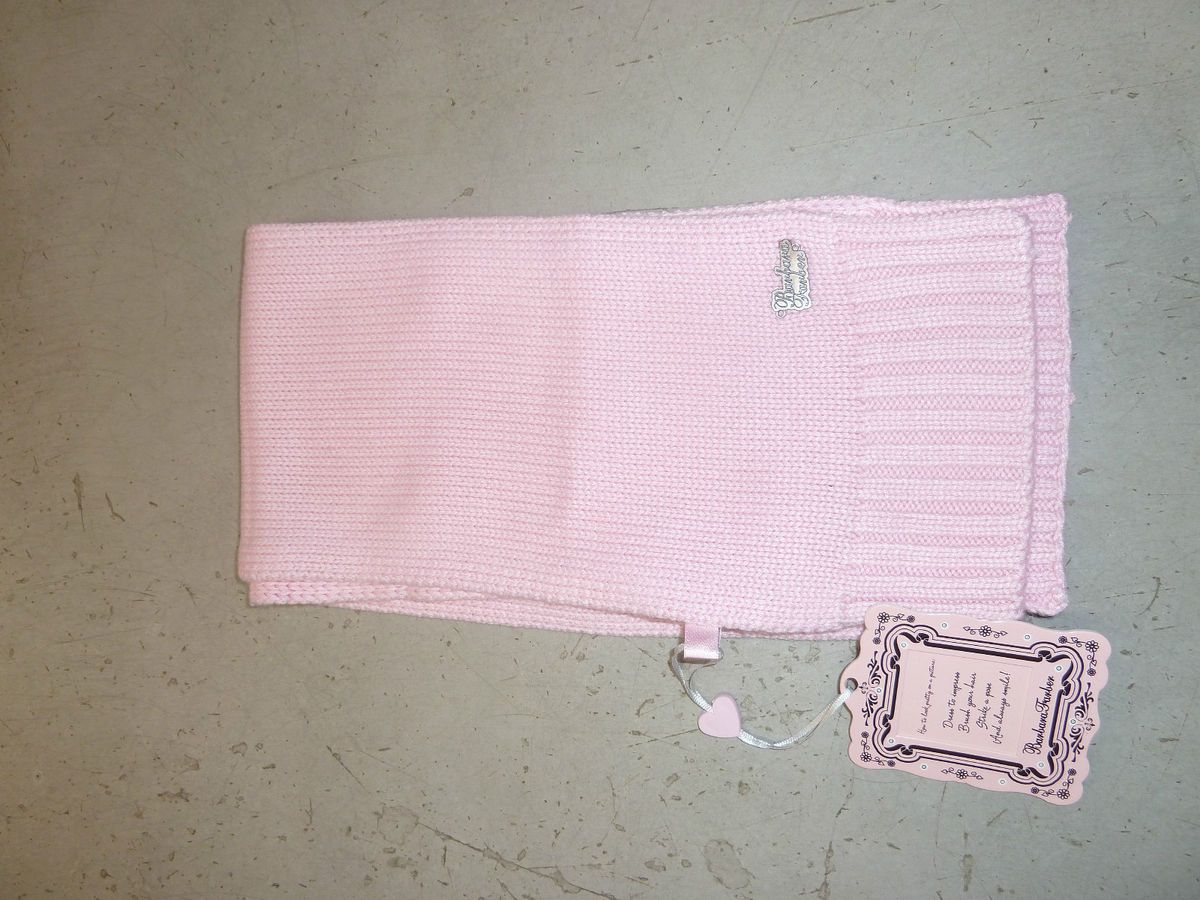 347   Strick Schal für Mädchen in Rosa oder Pink Barbara Farber 40