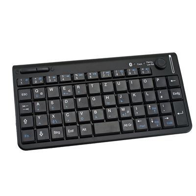 Mini Bluetooth Tastatur mit integriertem Maus Stick (iPad, iphone
