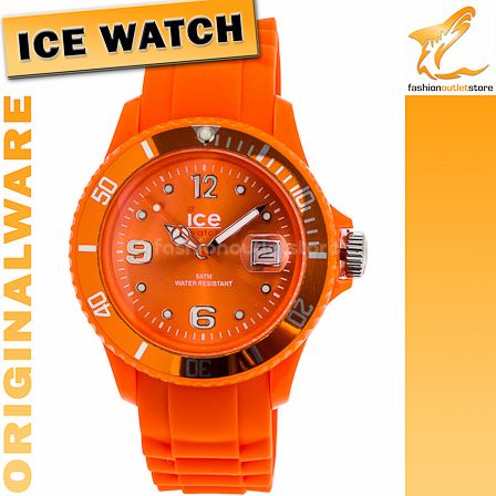 19 ORIGINAL ICE WATCH SI OE U S 09 Sili Armbanduhr Uhr Damen Orange