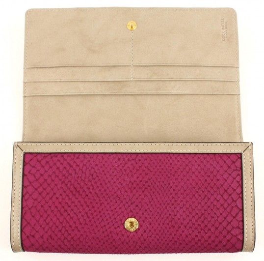 COCCINELLE+WALLET+DAMEN GELDBÖRSE+PORTEMONNAIE+PINK+NEU