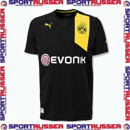 Puma BVB Away Kinder Trikot 2012/2013 black/yellow