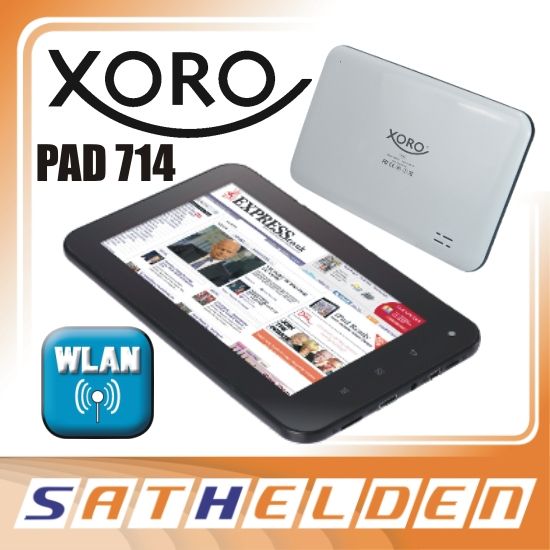 XORO PAD 714 17,8 cm ( 7 Zoll) Tablet PC 1.0 GHz Android 4.0.4