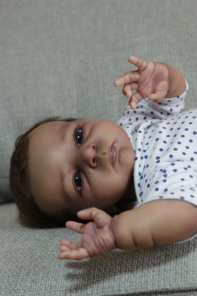 ethnic biracial aa reborn baby doll