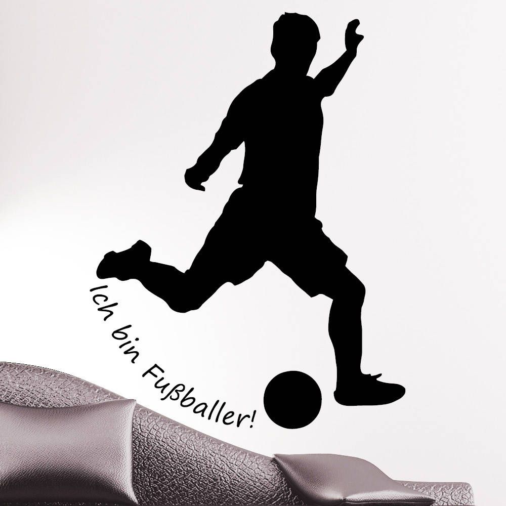 Wandtattoo Fußball ab 22,90 € Fußballspieler Fußballer Spieler