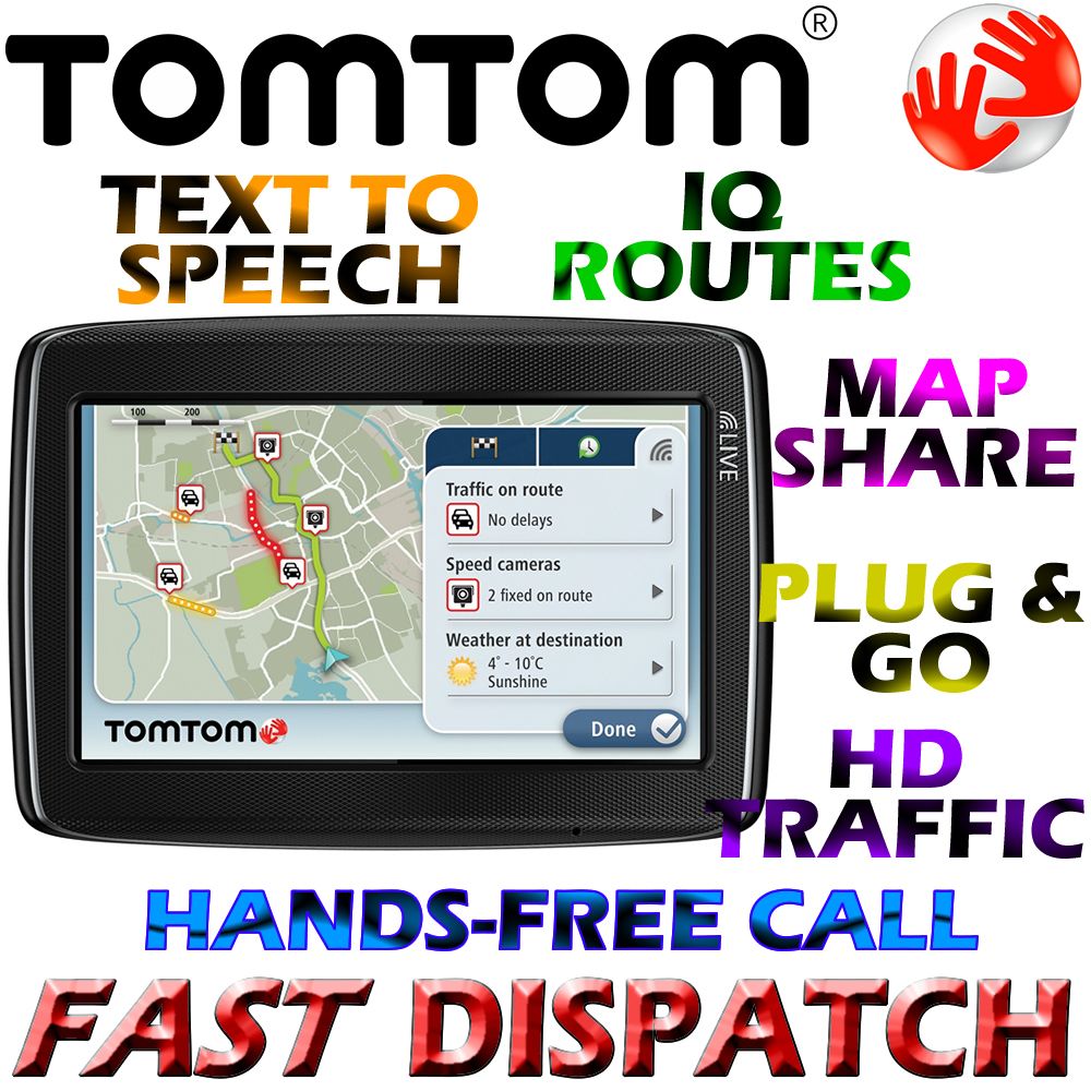 Auto Navigationssystem TomTom Go Live 820 UK & Europa 45 Länder GPS