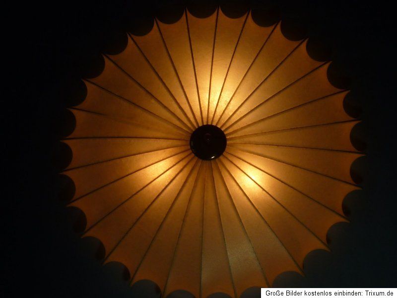 Riesige UFO Cocoon Lampe Deckenlampe Castiglioni oder George Nelson