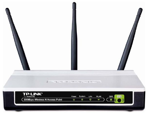TP Link WLAN Access Point Repeater 300 MBit/s Draft N